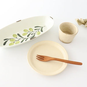 Oval Plate Olive Green | Hasami Ware