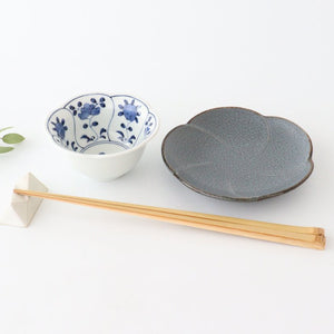 Flower-shaped Small Bowl Blue Flower | Kobachi Hasami Ware