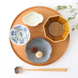 Flower-shaped Small Bowl Blue Flower | Kobachi Hasami Ware