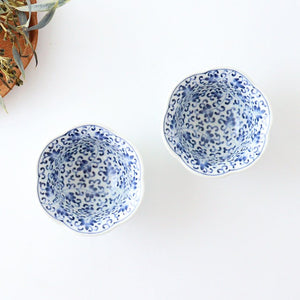 Flower-shaped Small Bowl Small Arabesque | Kobachi Hasami Ware