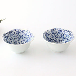 Flower-shaped Small Bowl Small Arabesque | Kobachi Hasami Ware