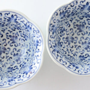 Flower-shaped Small Bowl Small Arabesque | Kobachi Hasami Ware