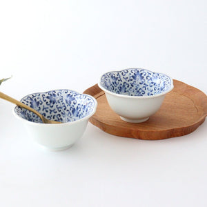 Flower-shaped Small Bowl Small Arabesque | Kobachi Hasami Ware