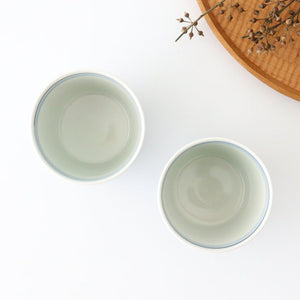 Soba Choko Checkered Pattern  | Free Cup Hasami Ware