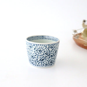 Soba Choko Octopus Arabesque Pattern  | Free Cup Hasami Ware