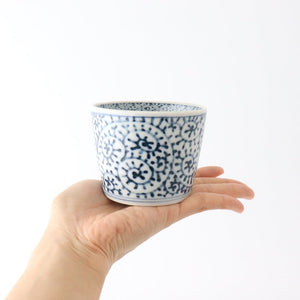 Soba Choko Octopus Arabesque Pattern  | Free Cup Hasami Ware