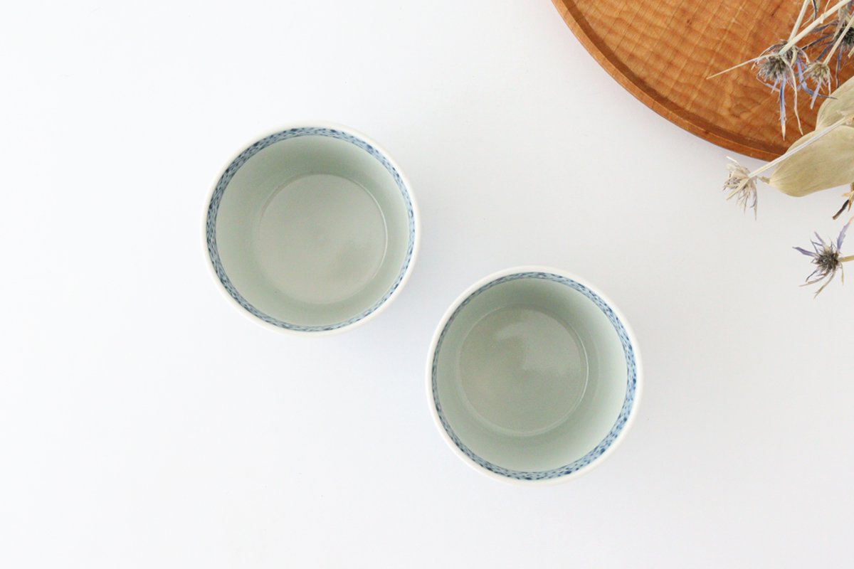 Soba Choko Octopus Arabesque Pattern  | Free Cup Hasami Ware