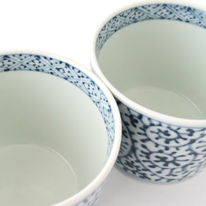 Soba Choko Octopus Arabesque Pattern  | Free Cup Hasami Ware