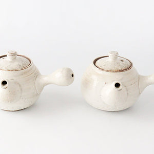 Japanese Teapot Kohiki White | Kyusu Mino Ware