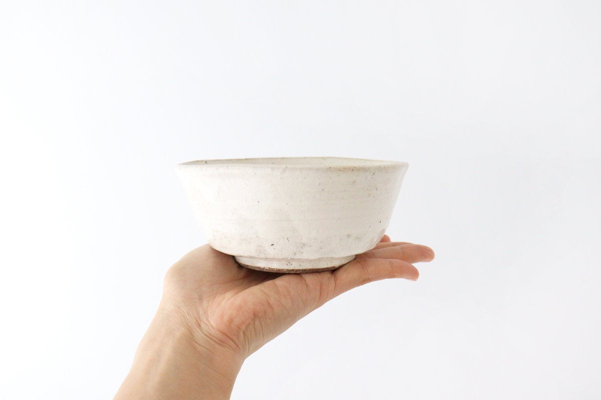 Round Deep Bowl Kohiki | Kobchi Mino Ware