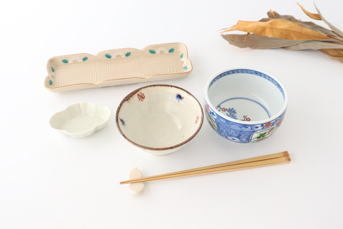 Long Square Plate Chrysanthemum | Sushi Plate Arita ware