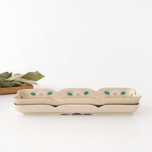 Long Square Plate Chrysanthemum | Sushi Plate Arita ware