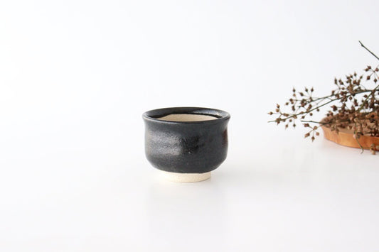 Japamese Cup Black Tenmoku | Yunomi Iga Ware