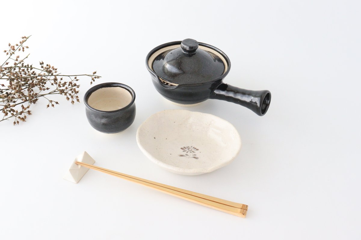 Japamese Cup Black Tenmoku | Yunomi Iga Ware