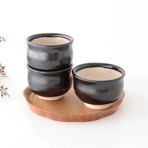 Japamese Cup Black Tenmoku | Yunomi Iga Ware