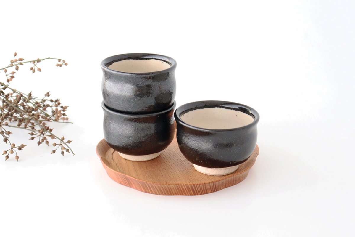 Japamese Cup Black Tenmoku | Yunomi Iga Ware