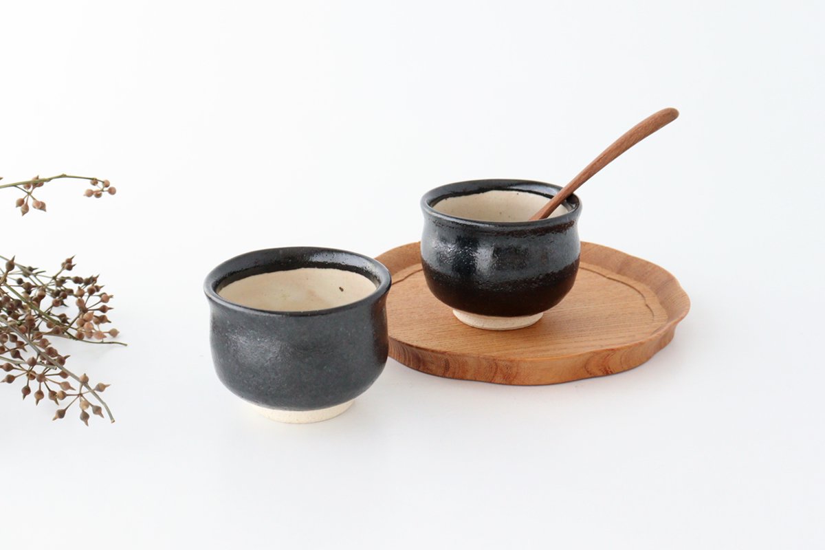 Japamese Cup Black Tenmoku | Yunomi Iga Ware