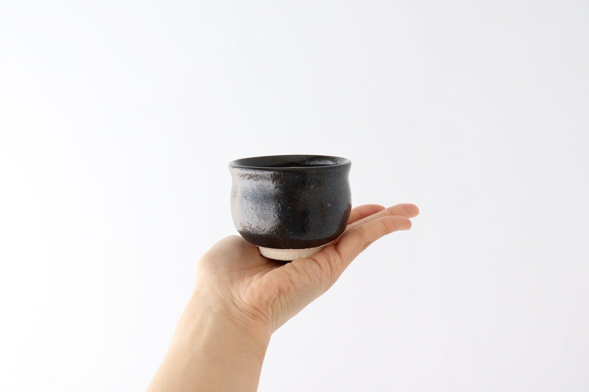 Japamese Cup Black Tenmoku | Yunomi Iga Ware