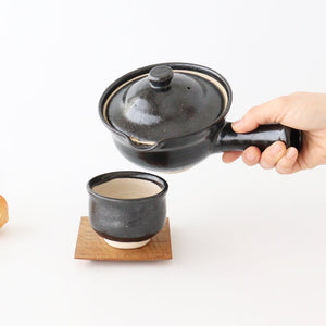 Japamese Cup Black Tenmoku | Yunomi Iga Ware