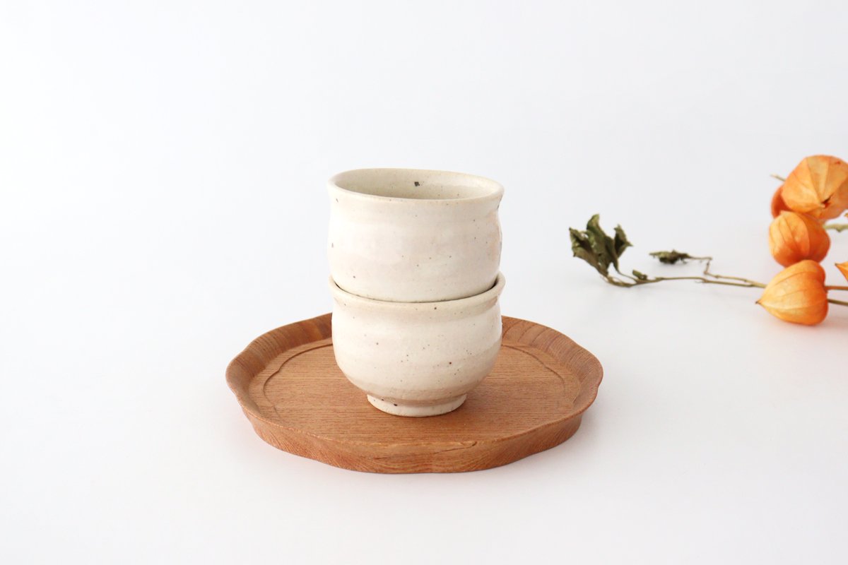 Japamese Cup White Kohiki | Yunomi Iga Ware