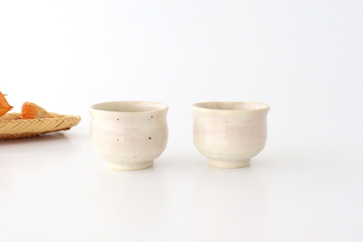 Japamese Cup White Kohiki | Yunomi Iga Ware