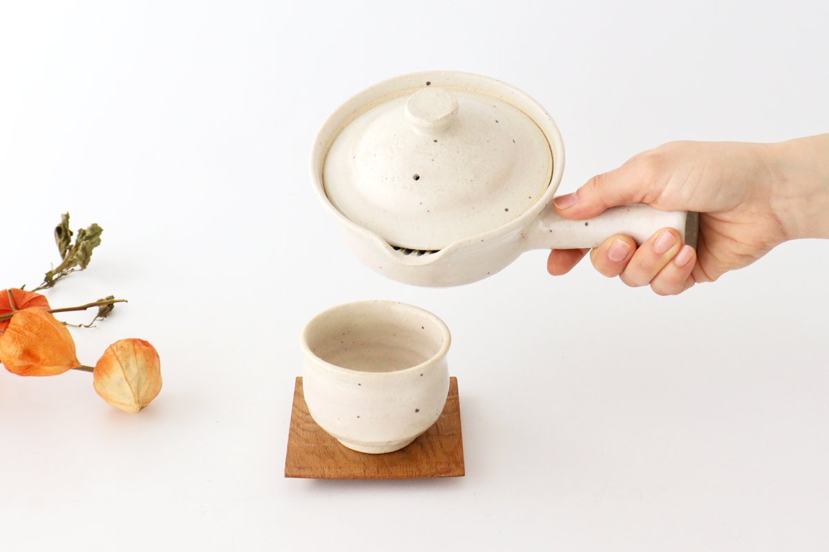 Japamese Cup White Kohiki | Yunomi Iga Ware