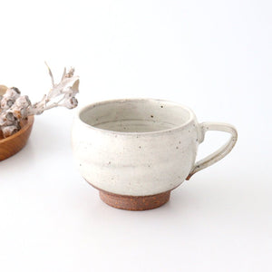 Soup Mug with Hands White | Mino Ware