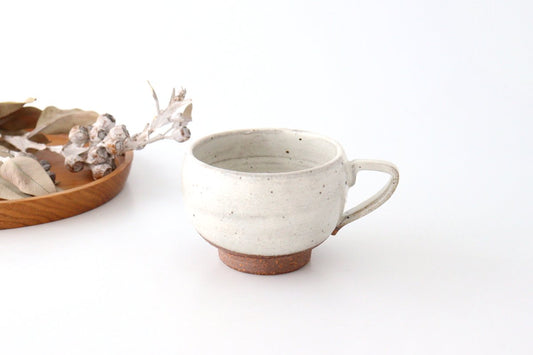 Soup Mug with Hands White | Mino Ware