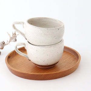 Soup Mug with Hands White | Mino Ware