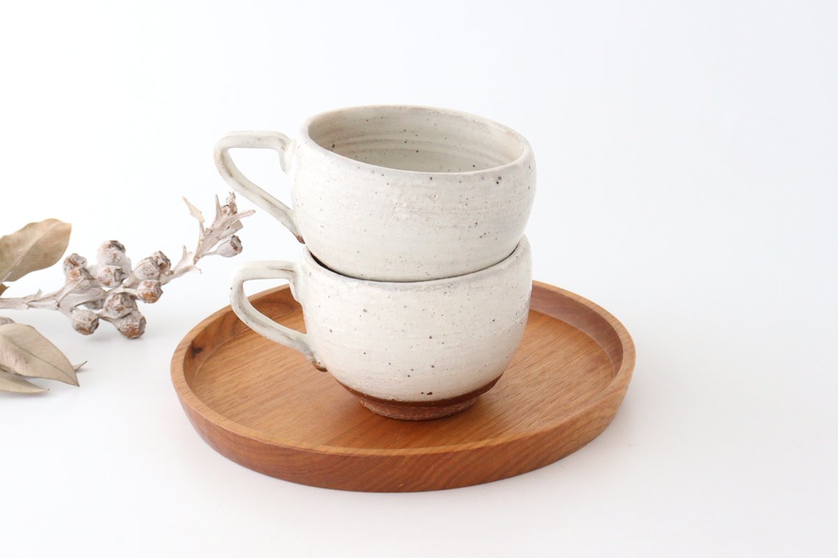 Soup Mug with Hands White | Mino Ware