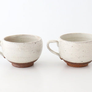 Soup Mug with Hands White | Mino Ware