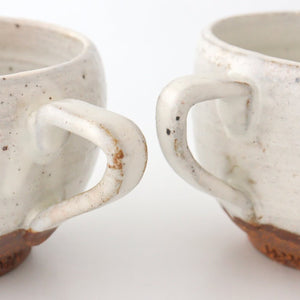 Soup Mug with Hands White | Mino Ware