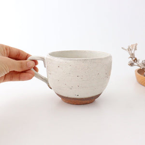 Soup Mug with Hands White | Mino Ware