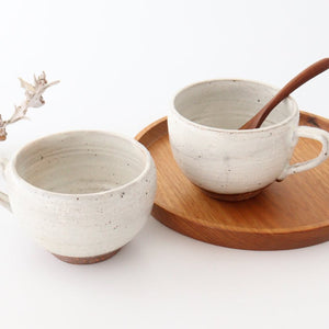 Soup Mug with Hands White | Mino Ware