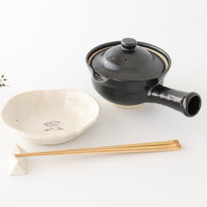 Japanese Teapot Squeezed-type Black | Kyusu Iga Ware