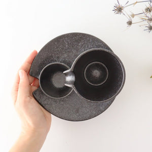 Cold Sake Ware Set Black | Mino Ware