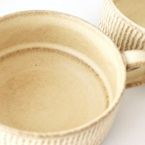 Stack Soup Cup Tobikanna Ivory | Mino Ware