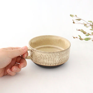 Stack Soup Cup Tobikanna Ivory | Mino Ware