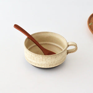 Stack Soup Cup Tobikanna Ivory | Mino Ware