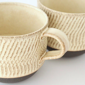 Stack Mug Tobikanna Ivory | Mino Ware