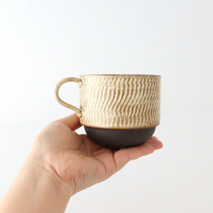 Stack Mug Tobikanna Ivory | Mino Ware