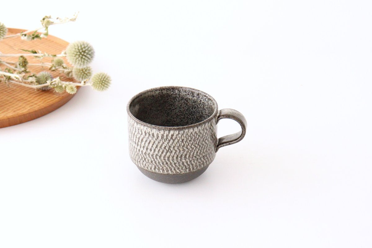 Stack Mug Tobikanna Black | Mino Ware