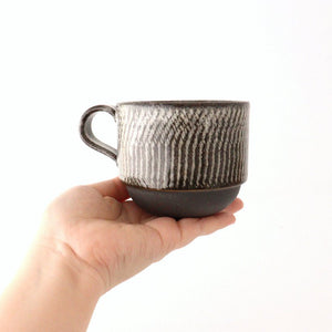 Stack Mug Tobikanna Black | Mino Ware