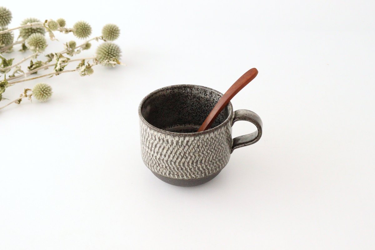 Stack Mug Tobikanna Black | Mino Ware