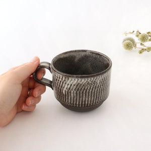 Stack Mug Tobikanna Black | Mino Ware