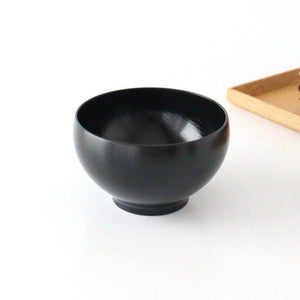 Co Chitose Soup Bowl Black | Yamanaka Lacquerware