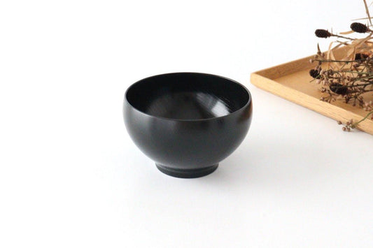 Co Chitose Soup Bowl Black | Yamanaka Lacquerware