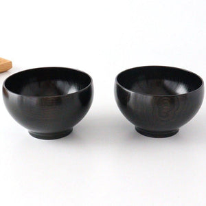 Co Chitose Soup Bowl Black | Yamanaka Lacquerware