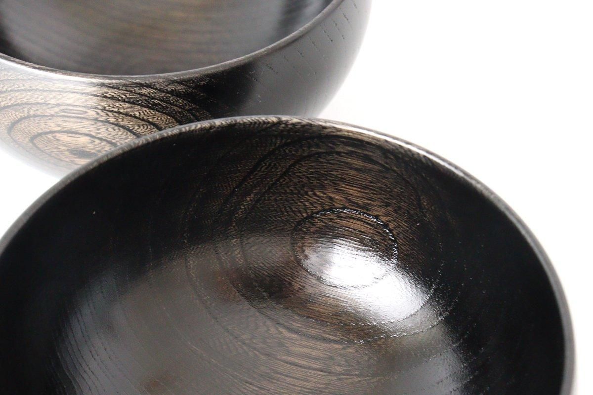 Co Chitose Soup Bowl Black | Yamanaka Lacquerware