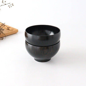 Co Chitose Soup Bowl Black | Yamanaka Lacquerware